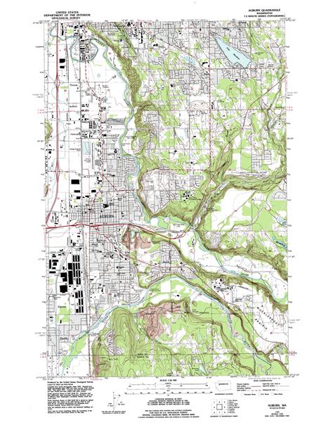 Auburn topographic map, WA - USGS Topo Quad 47122c2