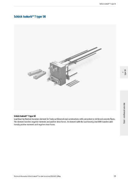 Technical Information Schock Isokorb T type SK | Schöck Ltd | NBS Source