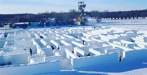 Canada is home to world's largest snow maze (PHOTOS) | Curated