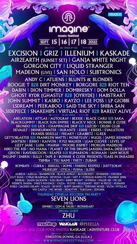 IMAGINE FESTIVAL DOUBLES DOWN WITH PHASE 02 LINEUP | Grateful Web