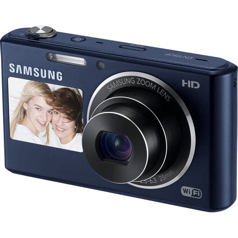 Samsung DV150F Dual-View Smart Digital Camera EC-DV150FBPBUS B&H