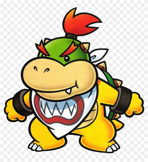 Bowser Jr - Paper Mario Bowser Jr, HD Png Download - 827x858(#2786122 ...