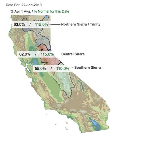 Sierra snow pack is four times the size it was at this time last year