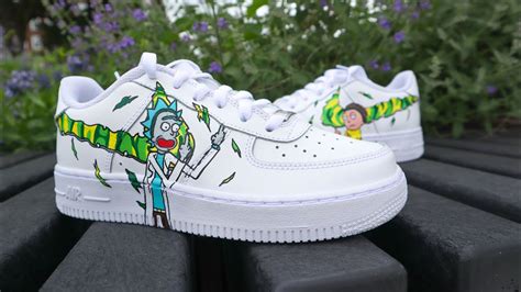 RICK & MORTY Nike Air Force 1 Custom - campestre.al.gov.br