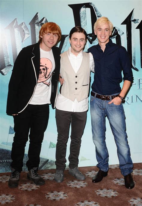 Harry Potter Stars Daniel Radcliffe, Rupert Grint & Tom Felton Reunite ...