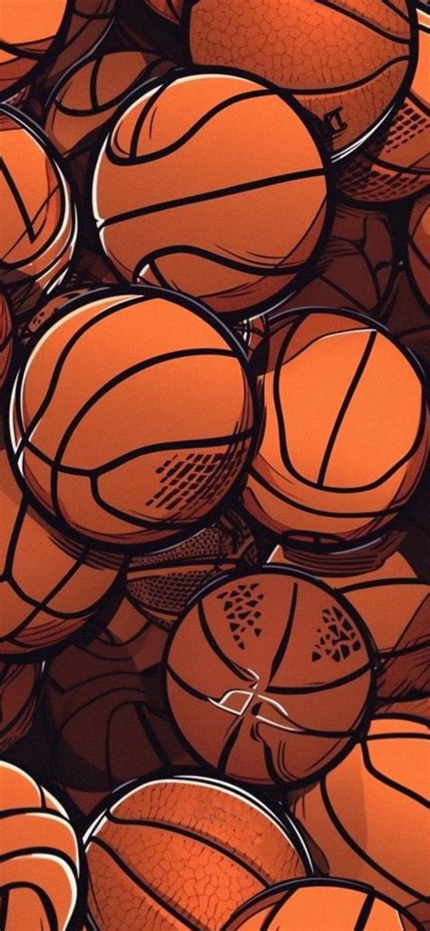 Basketball Pattern Wallpapers - Basketball Aesthetic Wallpapers in 2023 ...