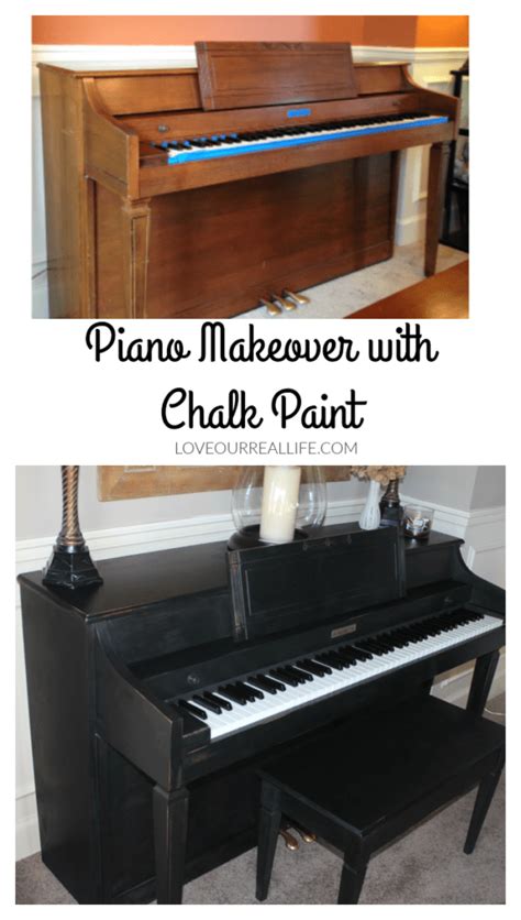 Piano Makeover with Chalk Paint ⋆ Love Our Real Life