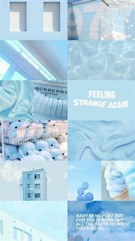 Download Pastel Photomontage Blue Aesthetic Tumblr Wallpaper | Wallpapers.com