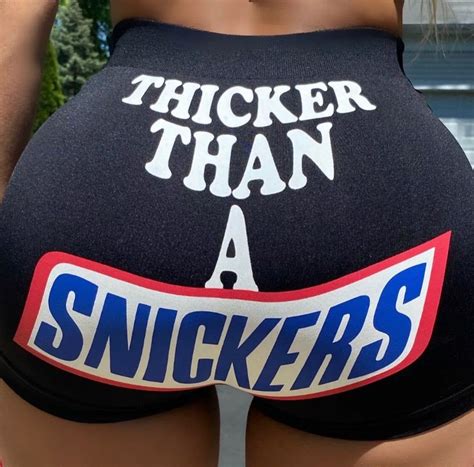 Thicker Than a Snicker Candy Snack Shorts in 2023 | Snickers candy ...