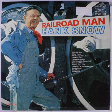 Hank Snow - Railroad Man Records, CDs and LPs | Classic album covers, Best country music ...