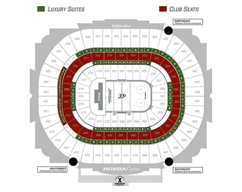 Honda Center Seating Chart | Cabinets Matttroy