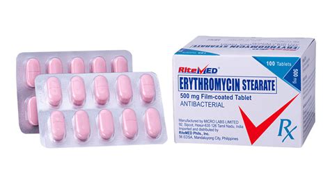 Infections | RM ERYTHROMYCIN 500 MG TAB | RiteMED