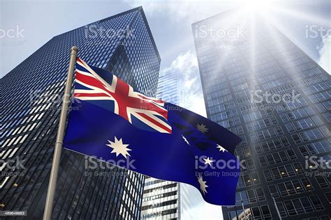 Bendera Nasional Australia Foto Stok - Unduh Gambar Sekarang - Bendera ...