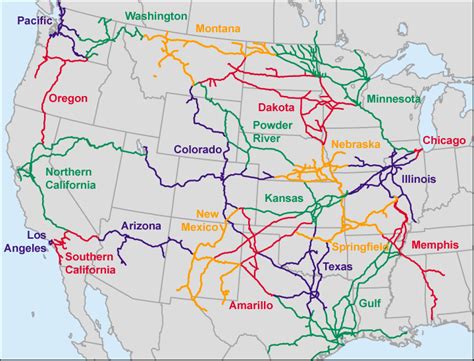 bnsf route map | what I do | Pinterest | Train route