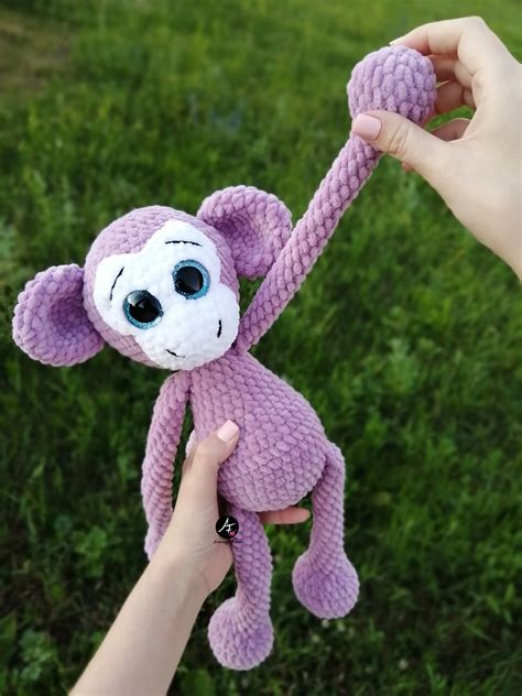 Stuffed animal Monkey toy for kids Baby monkey doll for baby | Etsy