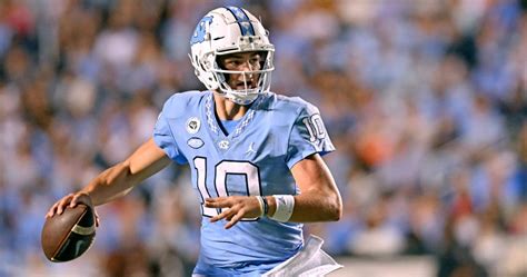 WATCH: North Carolina quarterback Drake Maye takes shot at rival NC State