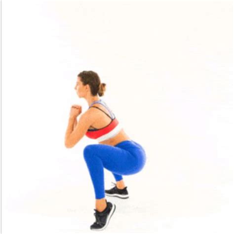 Heel Lifted Sumo Squat - Exercise How-to - Workout Trainer by Skimble