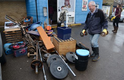 Flood damage inside Carlisle United's stadium caused by Storm Desmond ...