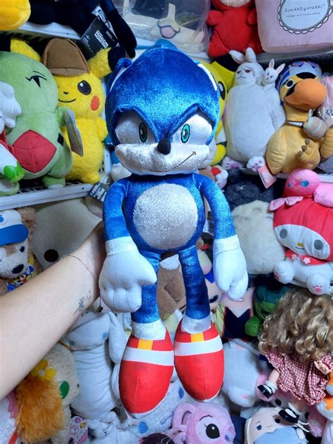 Sonic the hedgehog plush, Hobbies & Toys, Toys & Games on Carousell