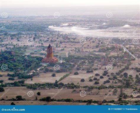 Myanmar Temples at Sunrise in the Summer Editorial Photography - Image ...