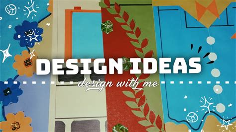 Easy Design Ideas for Portfolio, Notebook, Outputs | Border design on paper | Charlz Arts - YouTube