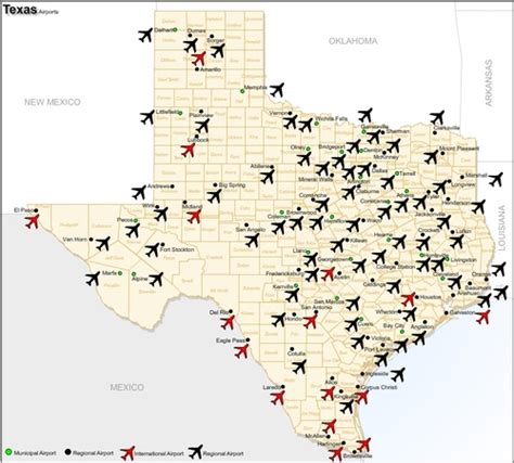 USA Texas Airports - Download Flash