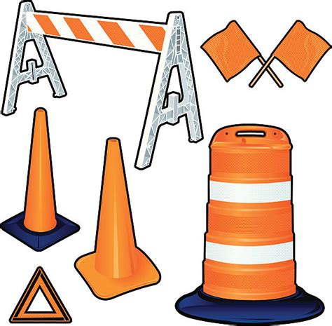 Best Traffic Pylon Illustrations, Royalty-Free Vector Graphics & Clip ...