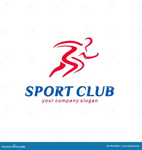 Vector Logo Template for Sport Club Stock Vector - Illustration of ...