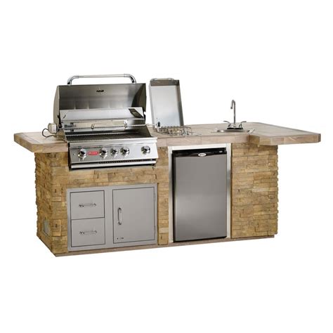 Bbq Island With Sink And Fridge - With all your outdoor kitchen, built ...