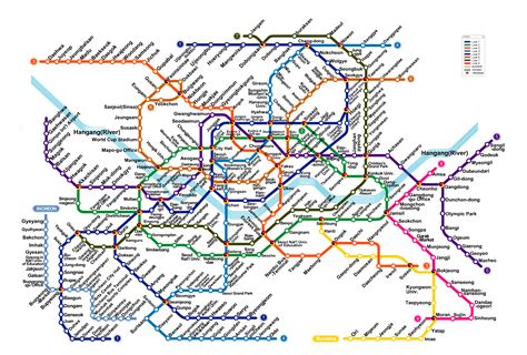 Great re-design of the Seoul Metro Map by Jug Cerovic | The Korea Blog