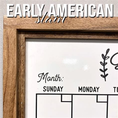 Whiteboard Calendar FRAMED Customizable Vertical Dry-erase - Etsy