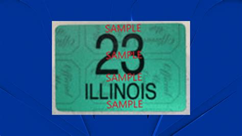 Illinois License Plate Sticker 2024 No Month - Hanny Kirstin