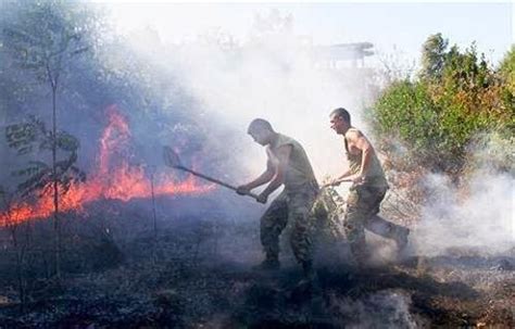 Lebanon forest fire forces school to evacuate