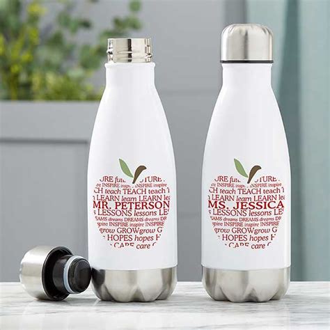 Teacher Gift - Personalized Insulated Water Bottle