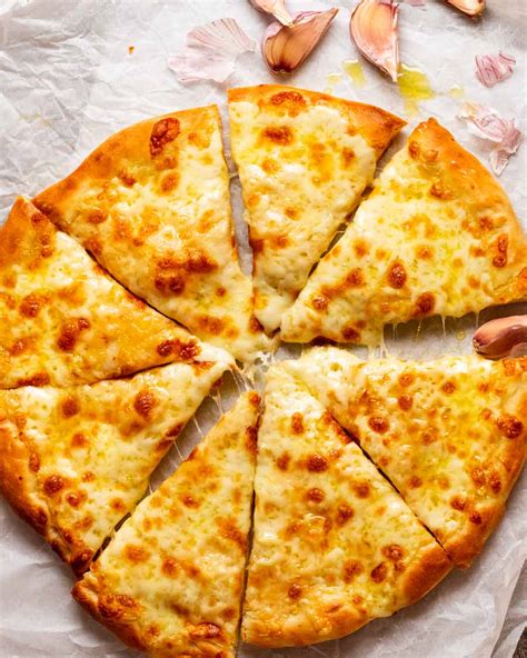 Garlic cheese pizza | RecipeTin Eats