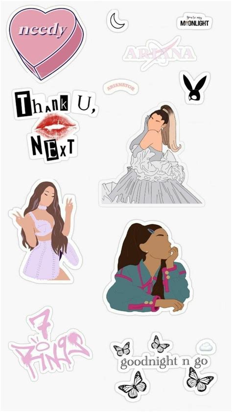 Ariana grande stickers stickers ariana ari aesthetic fyp – Artofit