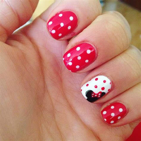 25+ Minnie Mouse Nail Art Designs, Ideas | Disney nail designs, Nail art disney, Minnie mouse ...