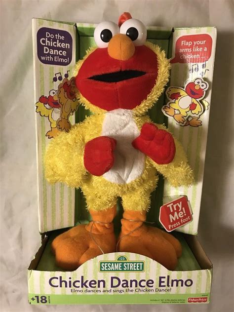 Sesame Street CHICKEN DANCE ELMO Toy Singing Dancing Red Muppet Fisher Price NEW | #1902171474