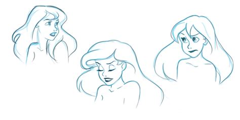 Ariel Face Drawing at GetDrawings | Free download