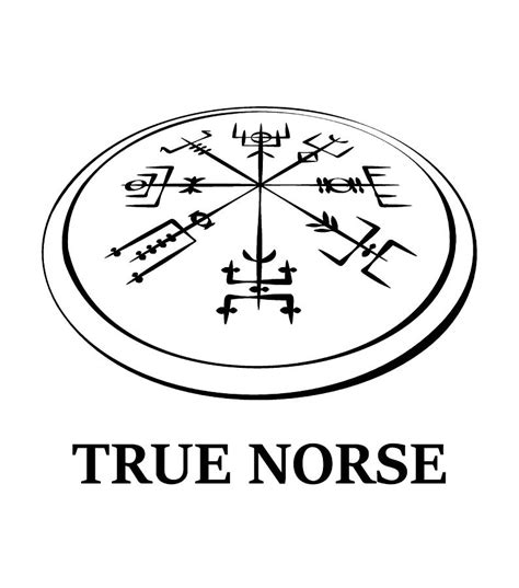 Vegvisir True Norse hippie music Painting by Selina Miller | Pixels