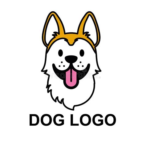 Dog logo design template stock illustration. Illustration of concept ...