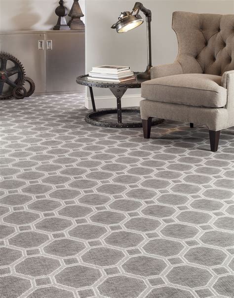 If your style is more industrial, patterned carpet can add a modern twist to your rustic pieces ...