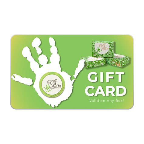 Gift Card – Green Kid Crafts