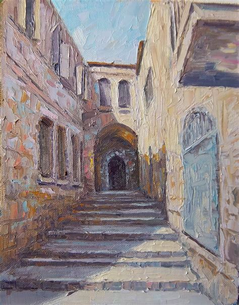 A Painter's Journey: OLD CITY OF JERUSALEM, oil, 10 x 8