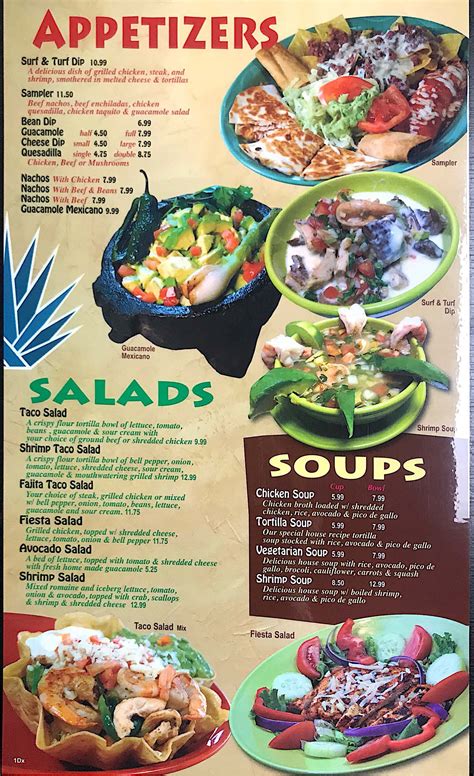 Mexican Lunch & Dinner Menu | Shreveport, LA | Casa Jimador