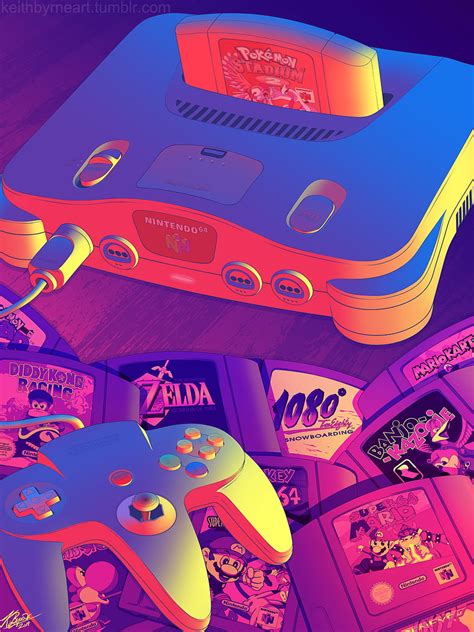 Keith Byrne - Still feeling very nostalgic. Retro video games, Vaporwave, Retro gaming art ...