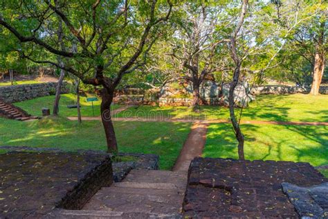 Sigiriya, Sri Lanka, February 5, 2022: Gardens of the Sigiriya R ...