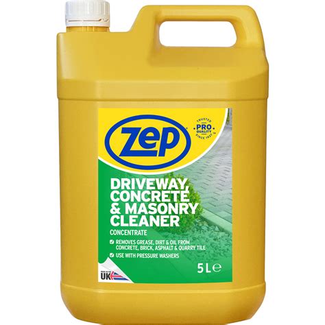 Zep Commercial Driveway, Concrete & Masonry Cleaner 5L | Toolstation