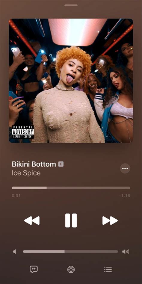 Ice Spice - Bikini Bottom Music Album Covers, Album Cover Art, Mood Songs, All Songs, Music ...