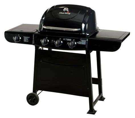 Char-Broil 3-Burner Gas Grill with Side Burner - Walmart.com - Walmart.com